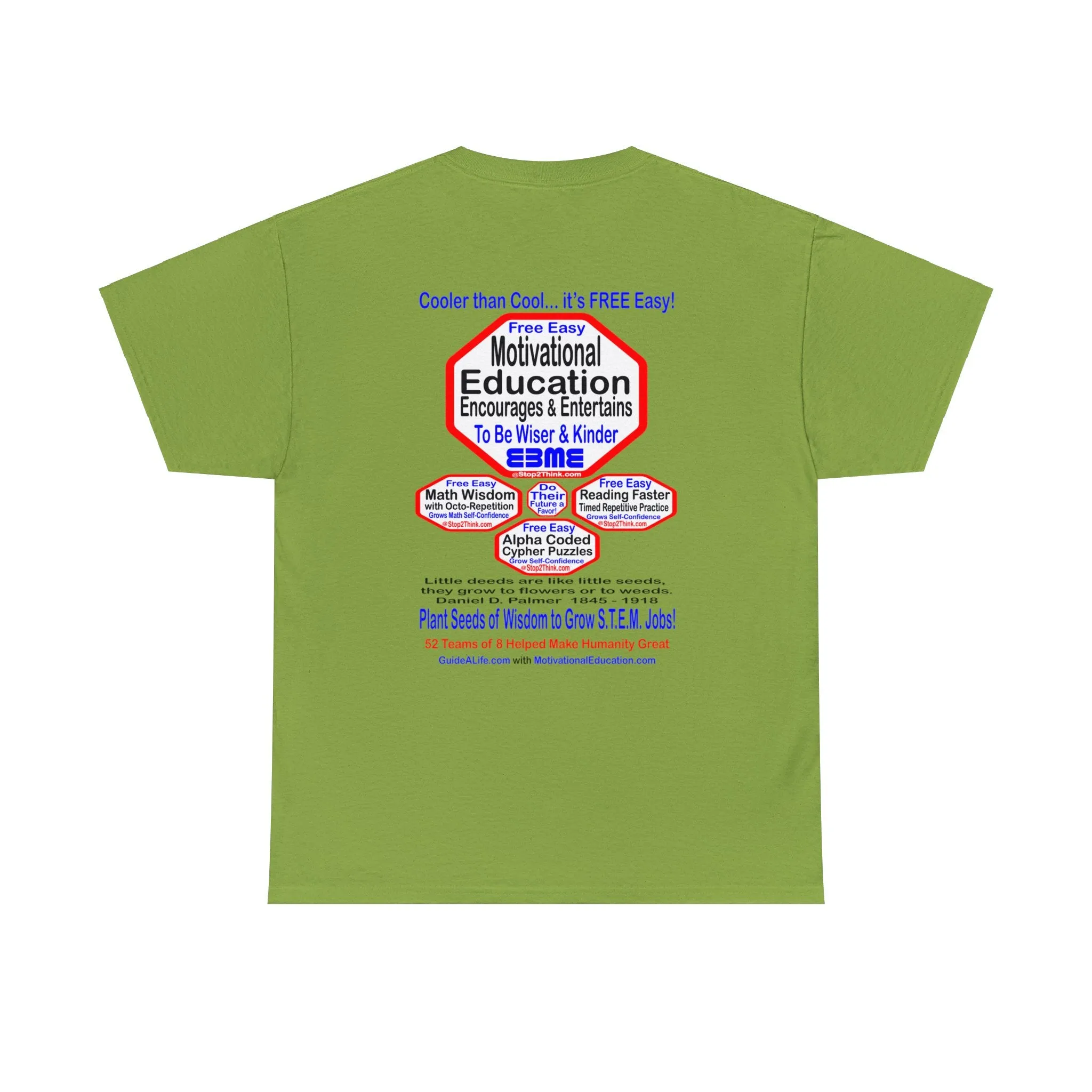 Plant Seeds of Wisdom to Grow STEM Jobs with E3ME tee