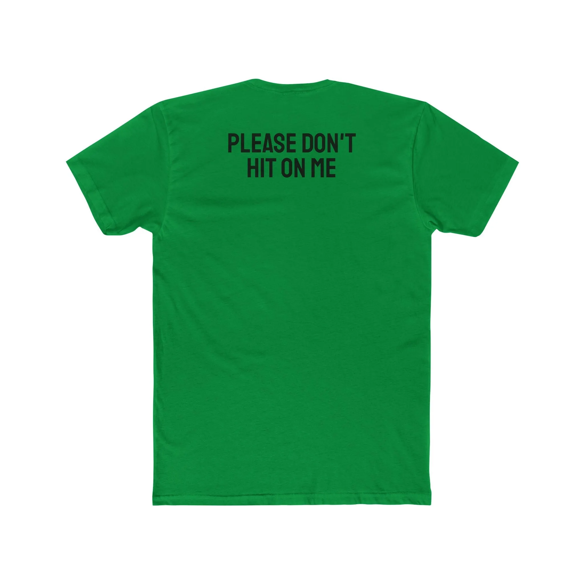 Please Don't Hit On Me - Aro/Ace Unisex Cotton Crew Tee