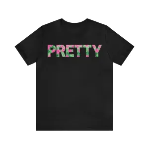 PNK Signature Pink & Green Pretty T-shirt