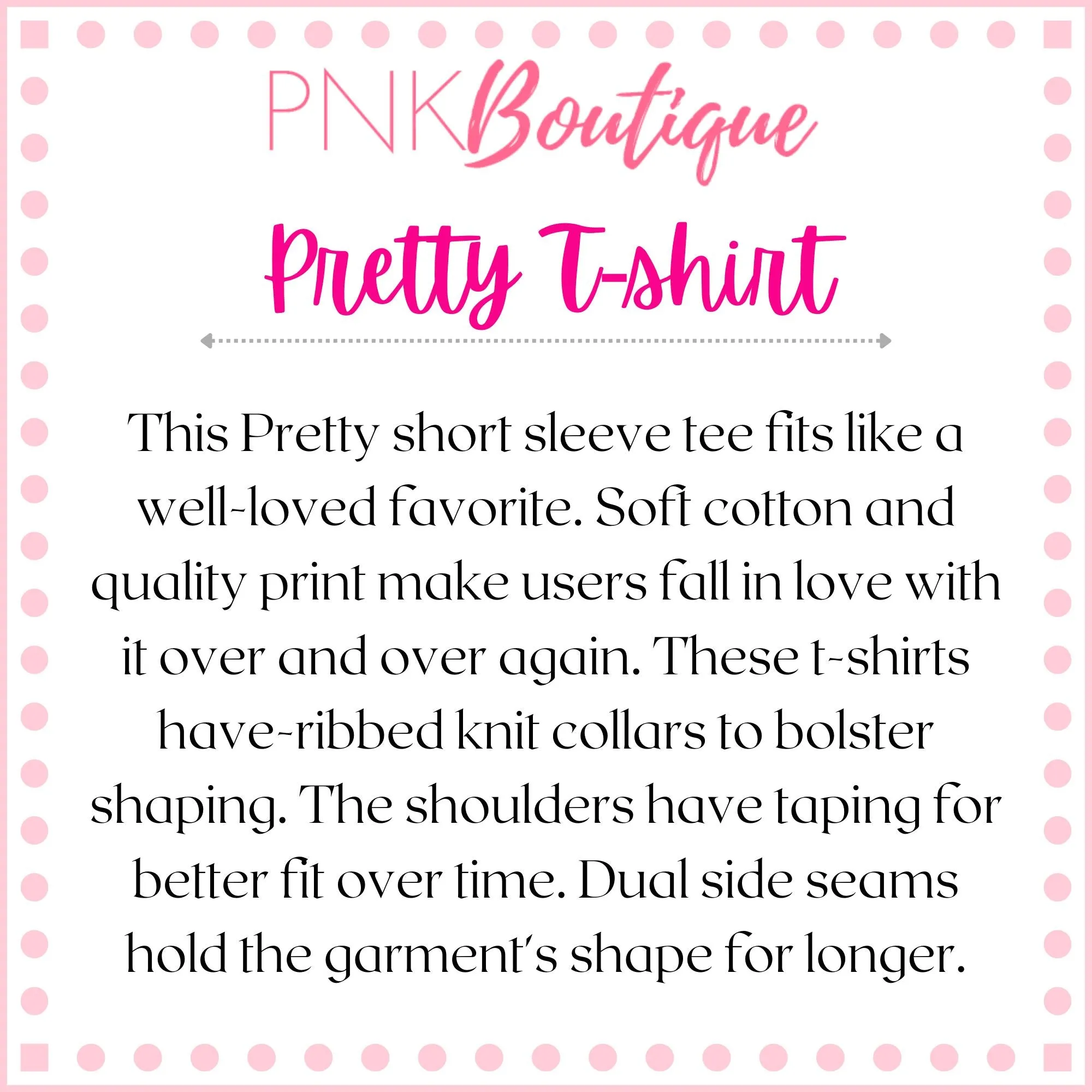 PNK Signature Pink & Green Pretty T-shirt