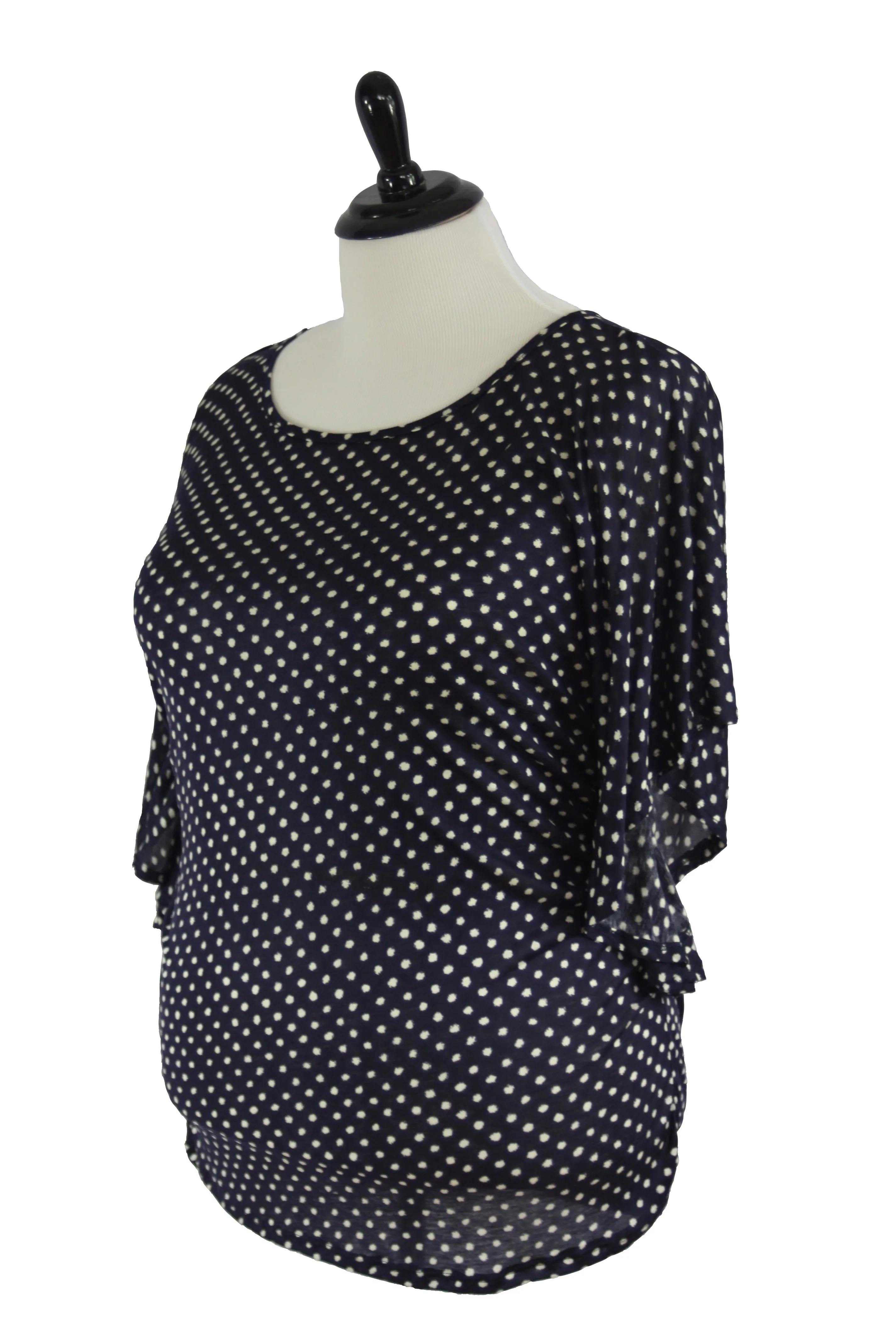 Polka Dot Charm Wide Arm Top