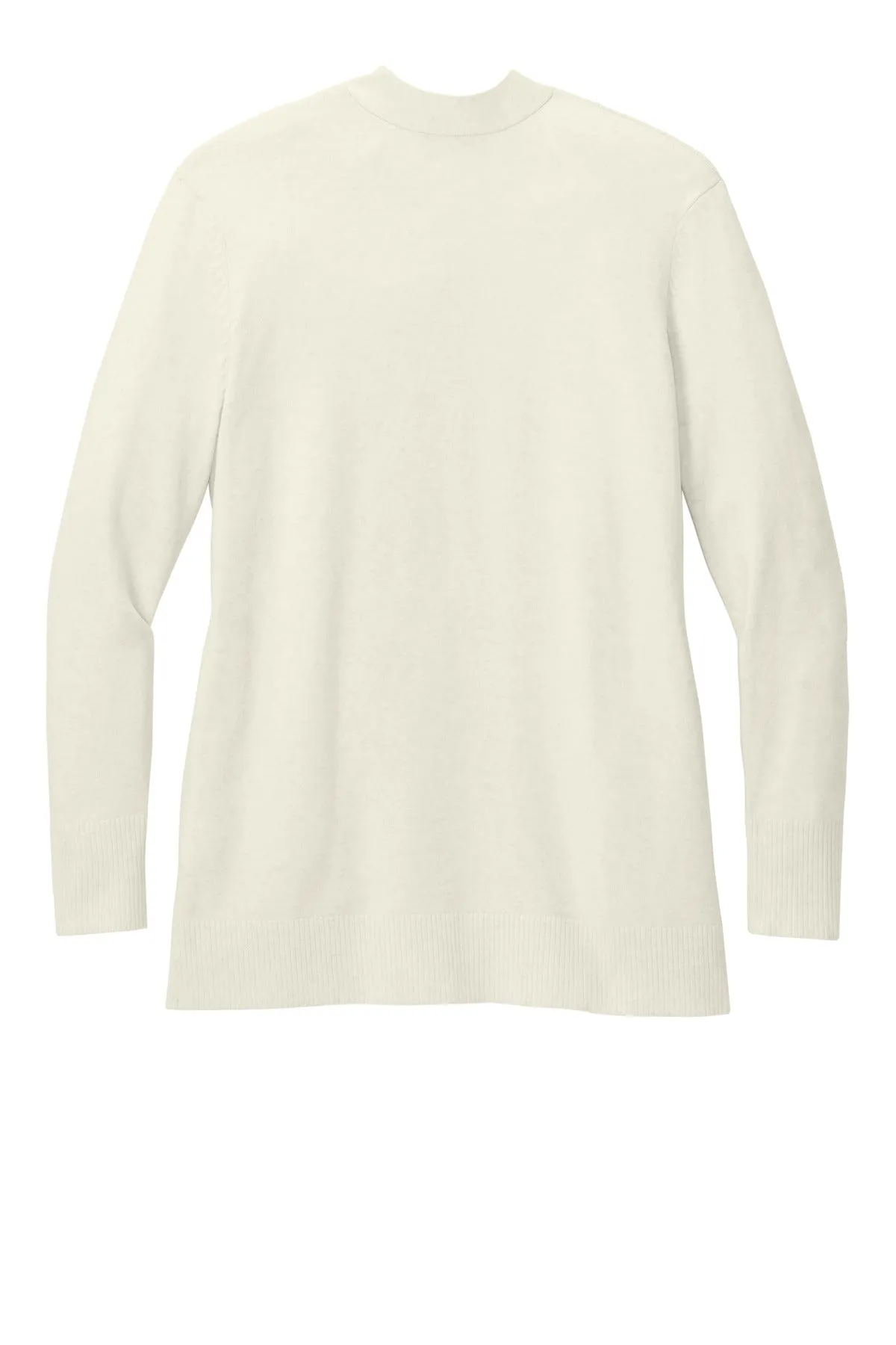 Port Authority Women's Easy Care Open-Front Cardigan Sweater LSW2890 Oatmeal Heather