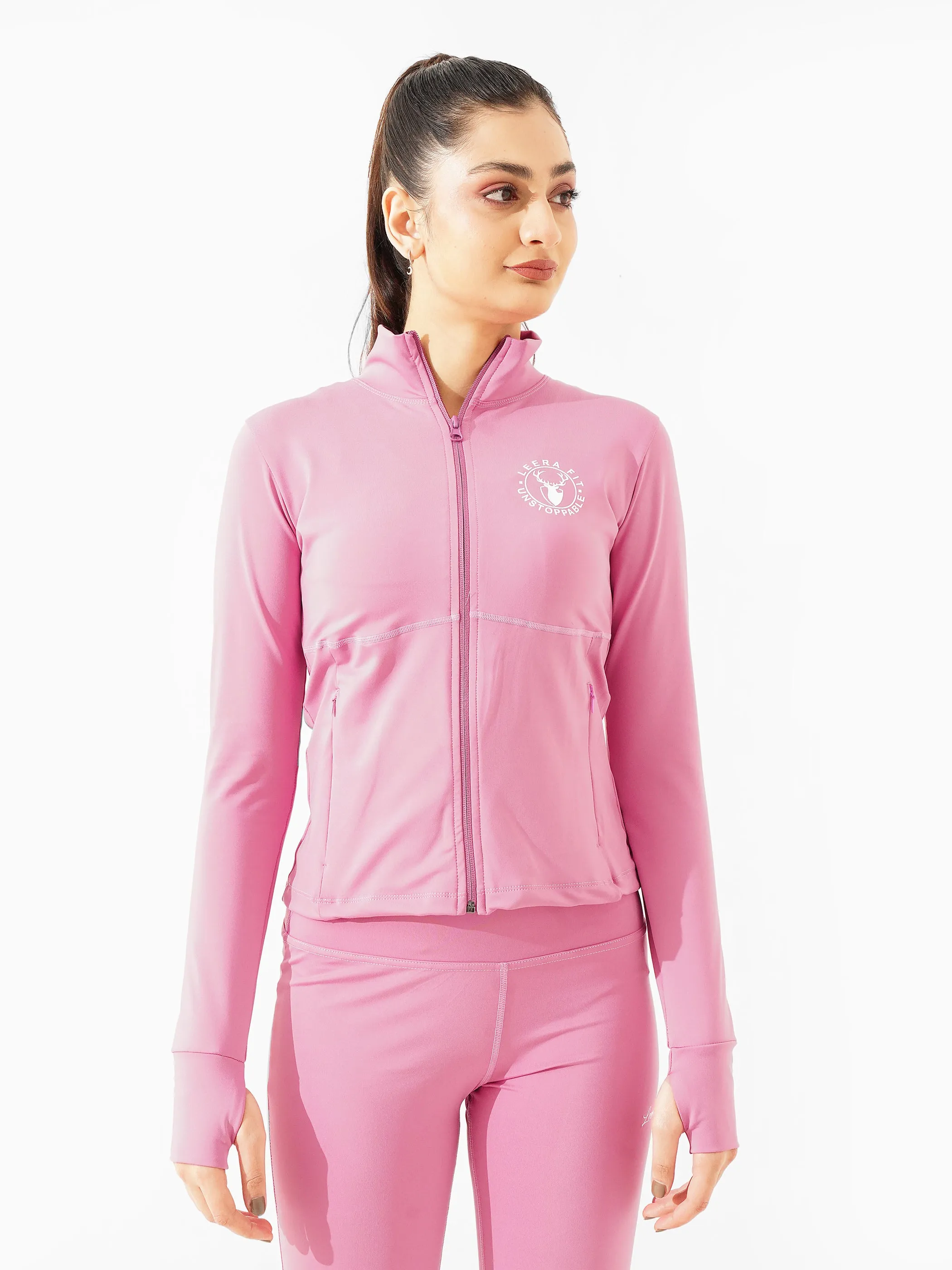 Preset Jacket in Dull Pink