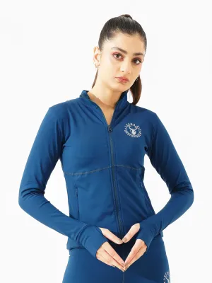 Preset Jacket in Teal Blue