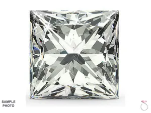 Princess cut Diamond 0.71 ct H-VS2 GIA Certified