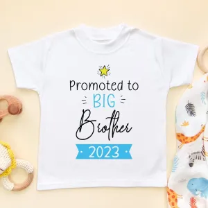Promoted To Big Brother Personalised Year Toddler & Kids T Shirt