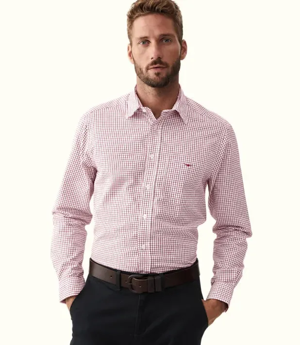 R M Williams Collins shirt - Blue or red