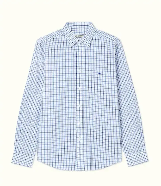 R M Williams Collins shirt - Blue or red