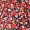 Red Ditsy Floral Grouped Sleeve Shirt