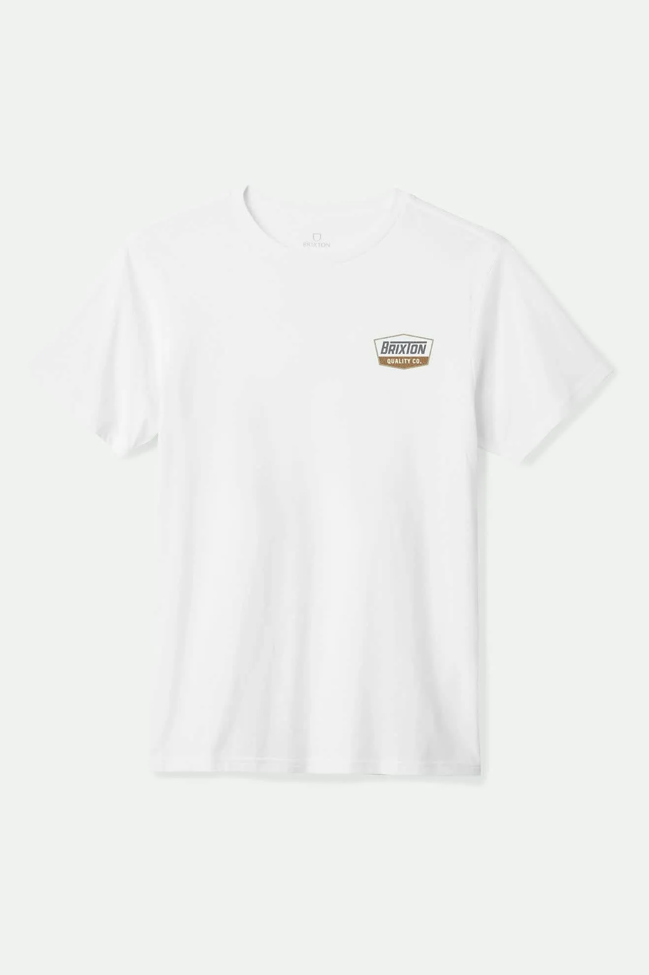 Regal S/S Standard T-Shirt - White/Charcoal/Light Brown