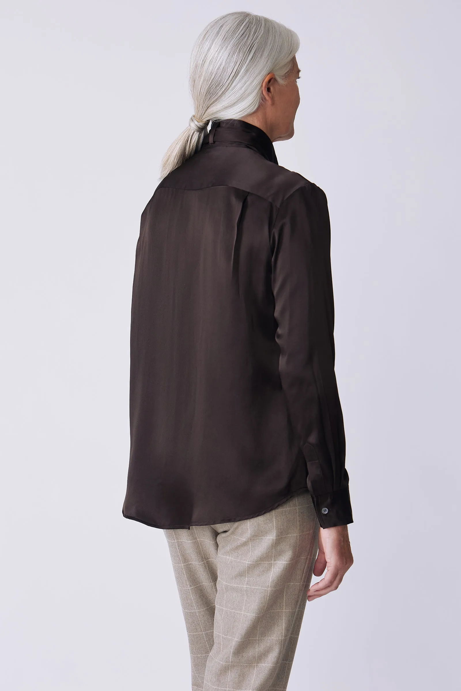 Regency Blouse - Espresso