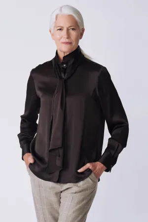 Regency Blouse - Espresso