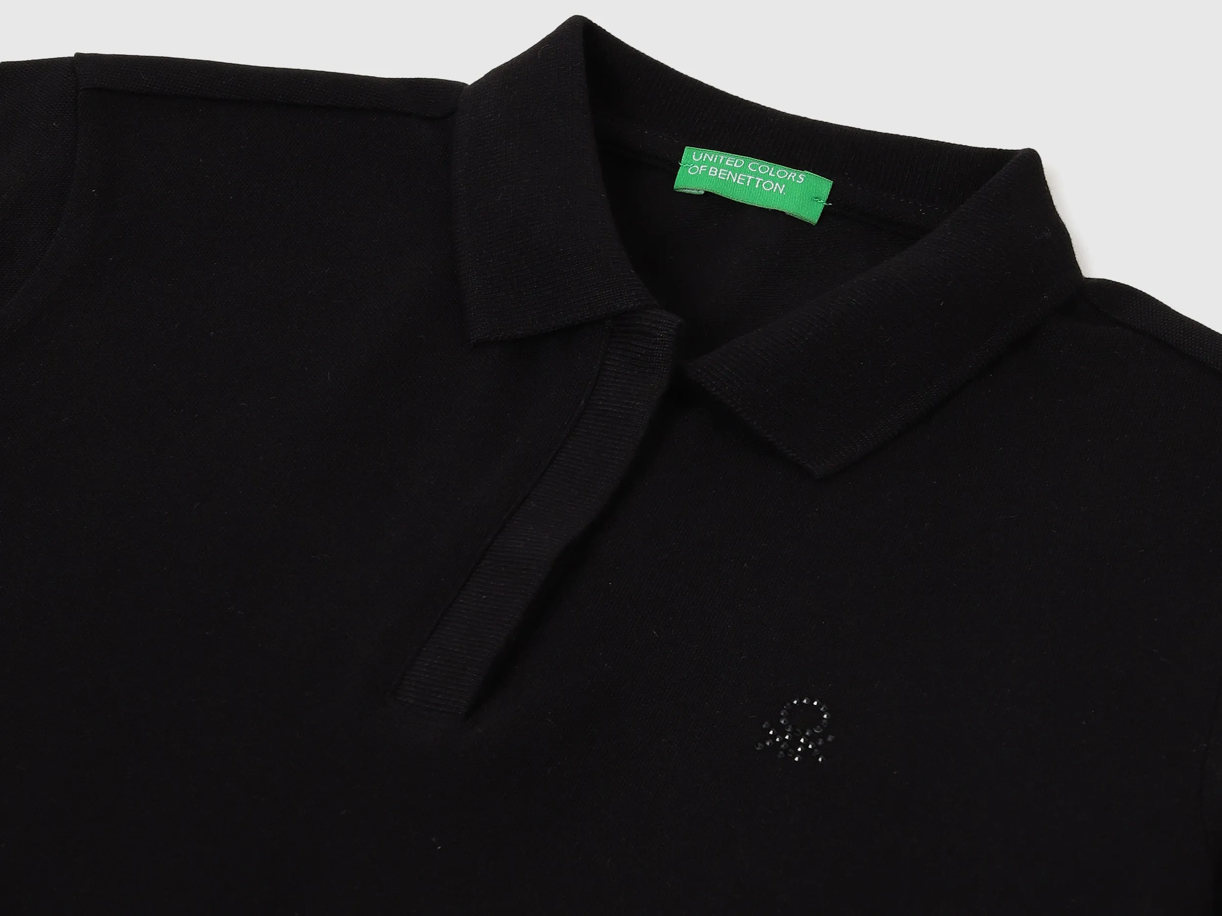 Regular Fit Polo Neck Solid T-shirts