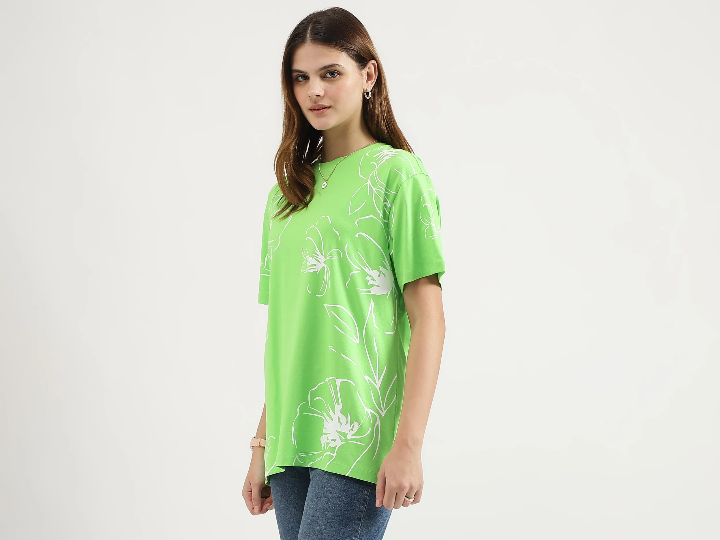 Regular Fit Round Neck Printed T-Shirts