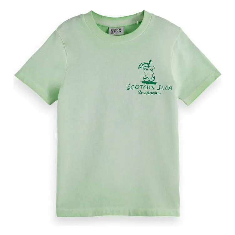Regularfit Short-Sleeved Wash Tee - Citrus