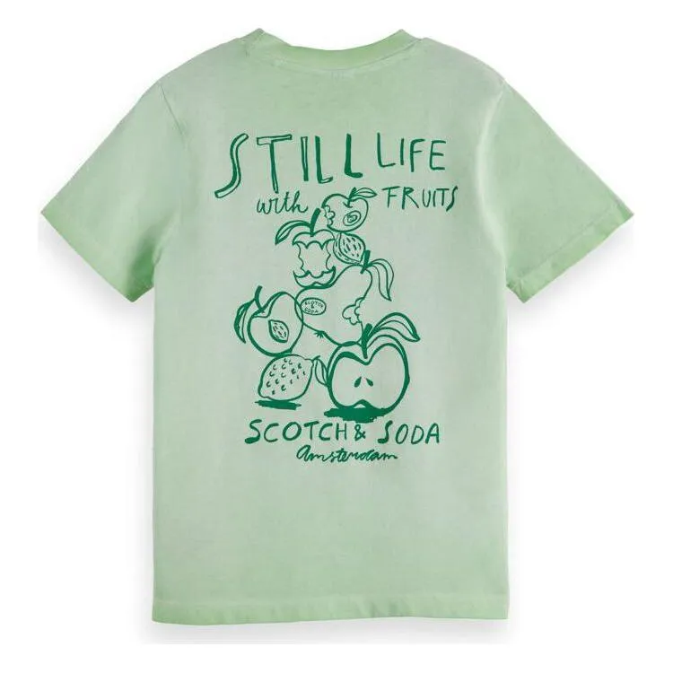 Regularfit Short-Sleeved Wash Tee - Citrus