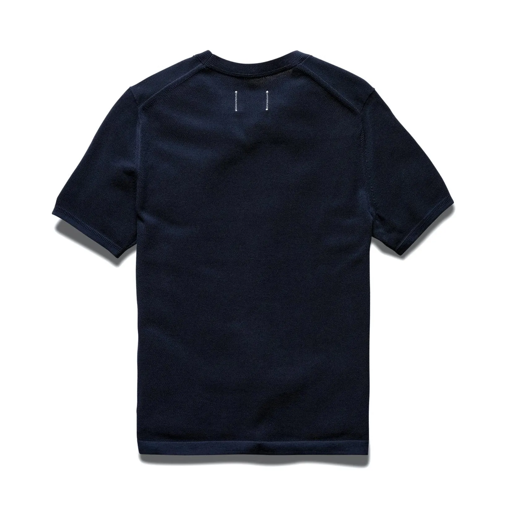 Reigning Champ Men Knit Supima Pique Ace T-Shirt Navy RC-6074-NVY