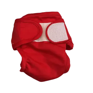 Reusable Nappy Wrap - Red