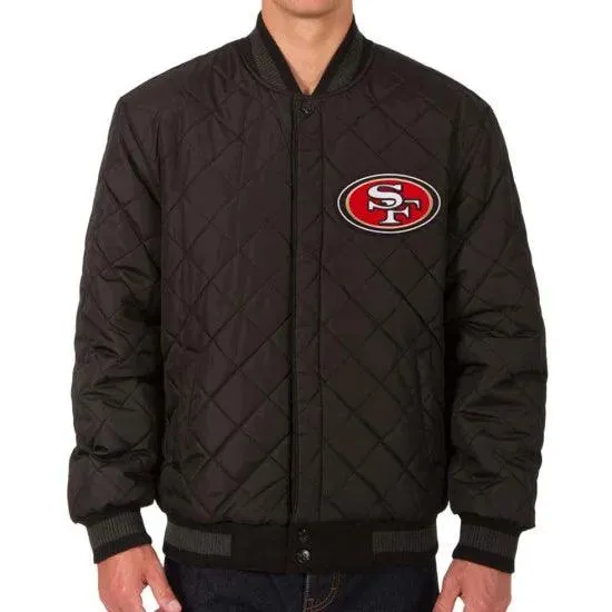 Reversible 49ers Varsity Jacket