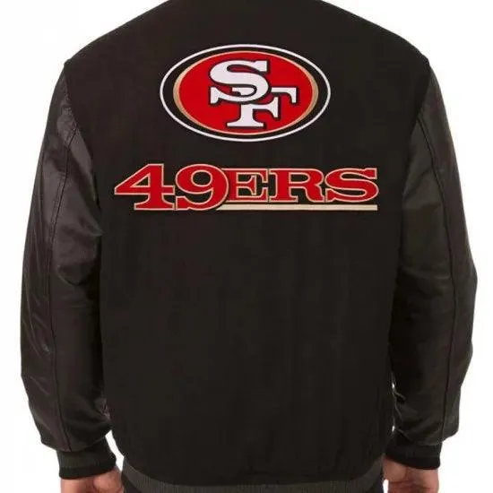 Reversible 49ers Varsity Jacket