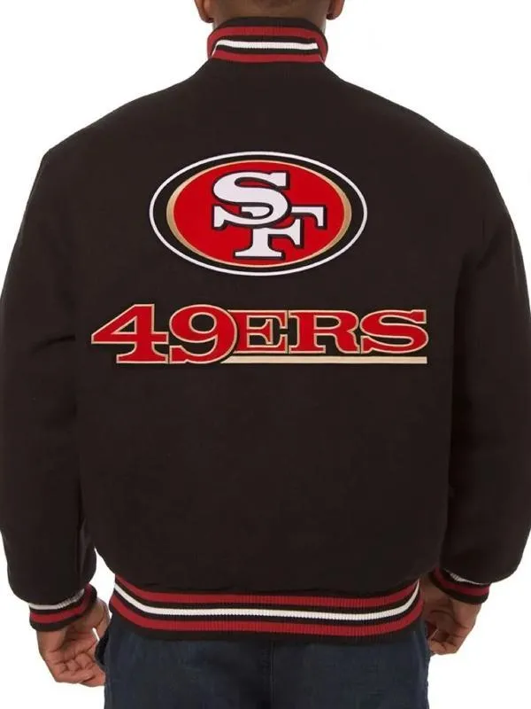 Reversible 49ers Varsity Jacket