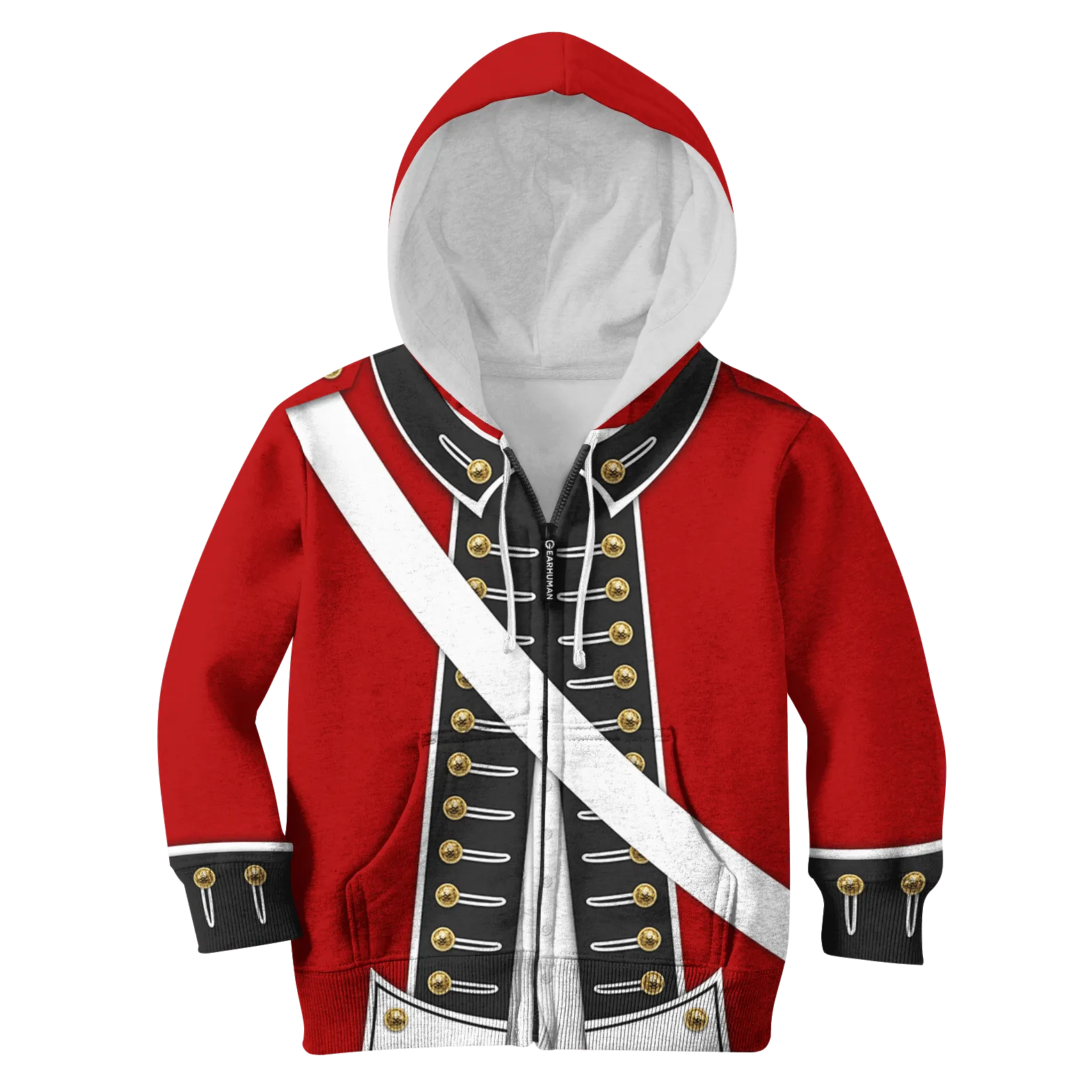 REVOLUTIONARY WAR UNIFORM Kid Custom Cosplay Hoodies Apparel