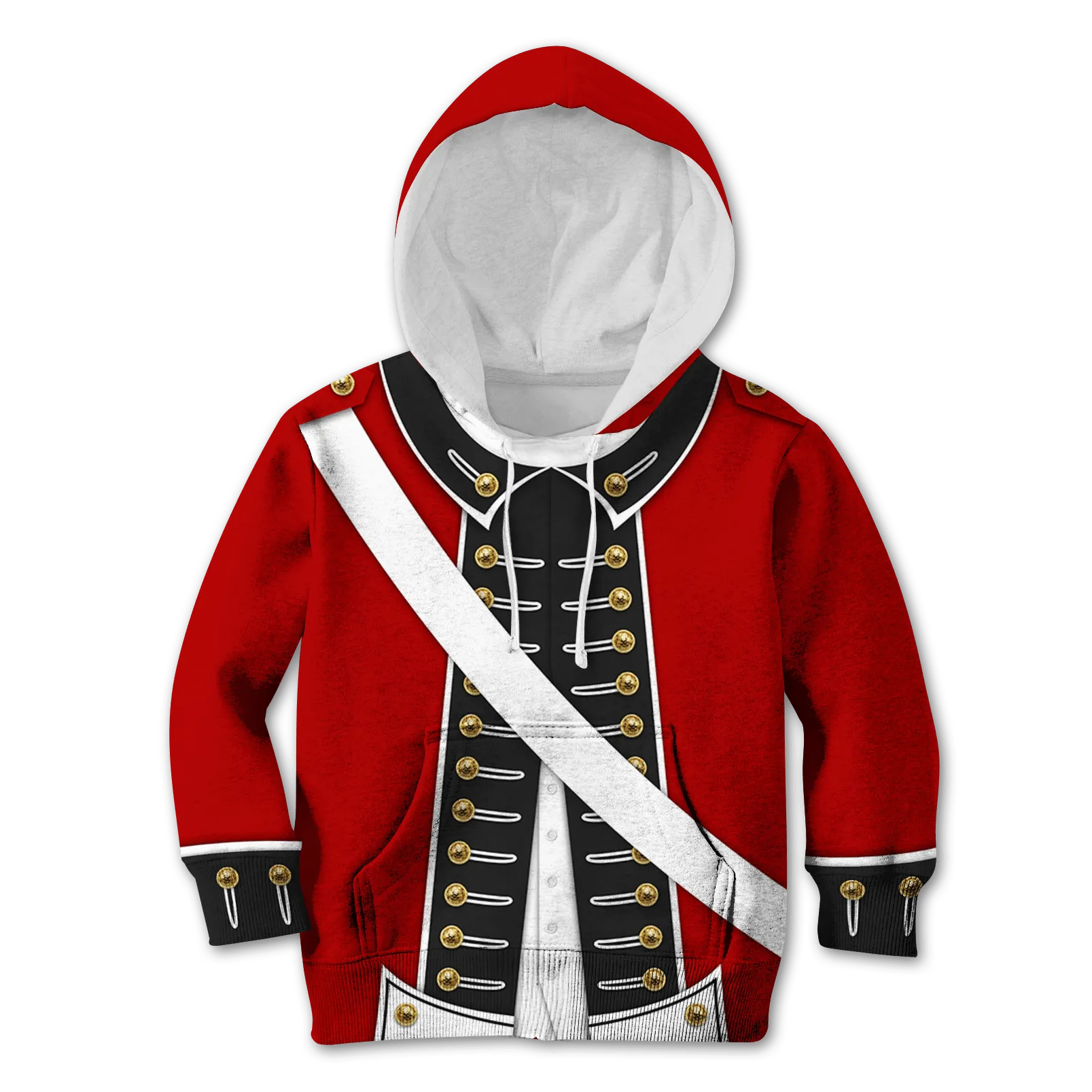 REVOLUTIONARY WAR UNIFORM Kid Custom Cosplay Hoodies Apparel