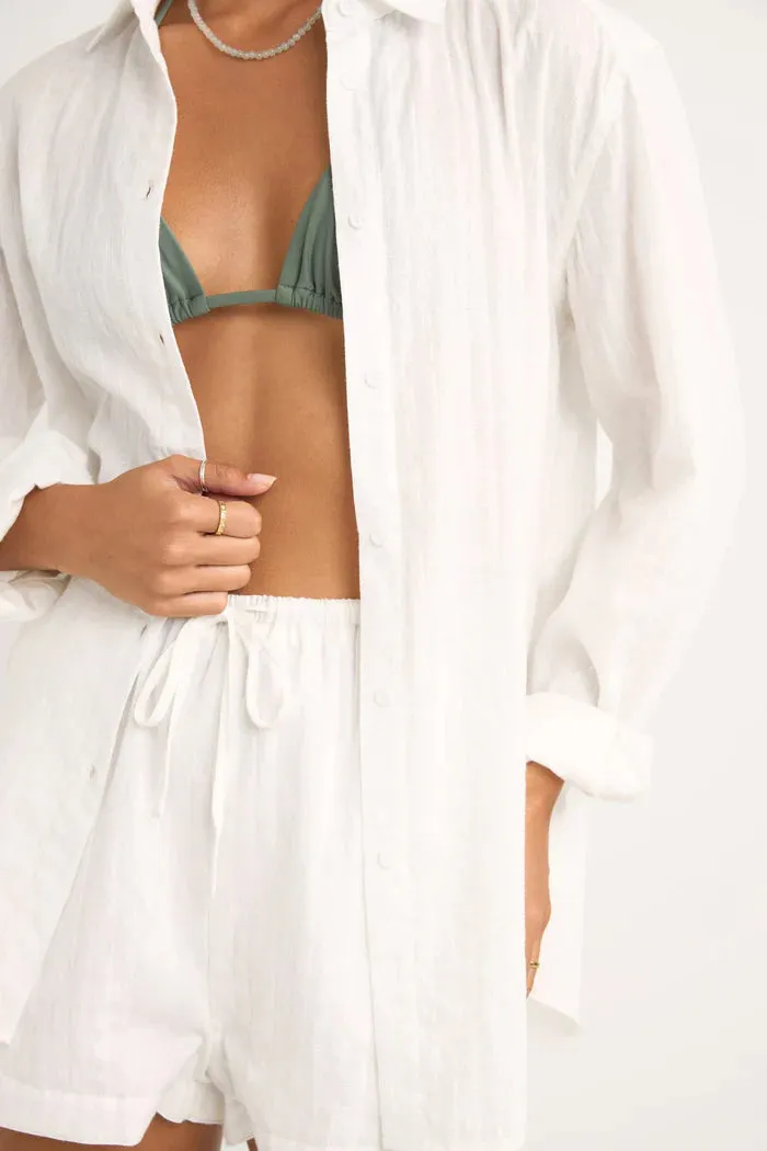 Rhythm Textured Overswim Top
