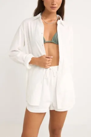 Rhythm Textured Overswim Top