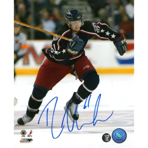 Rick Nash Autographed Columbus Blue Jackets 8X10 Photo