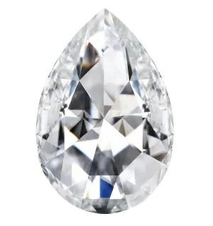 Rose Cut Pear Forever One Charles & Colvard Loose Moissanite Stone