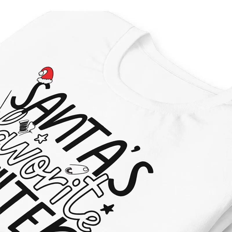 Santa's Favorite Quilter T-shirt