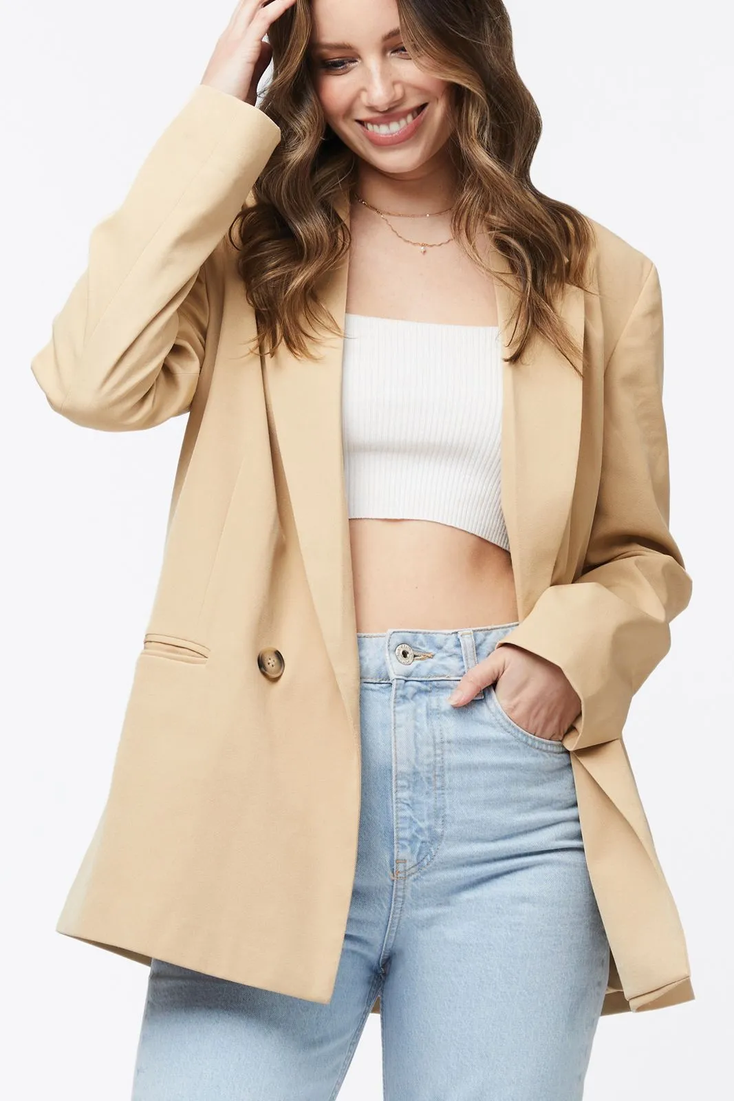 Sara Blazer - Beige