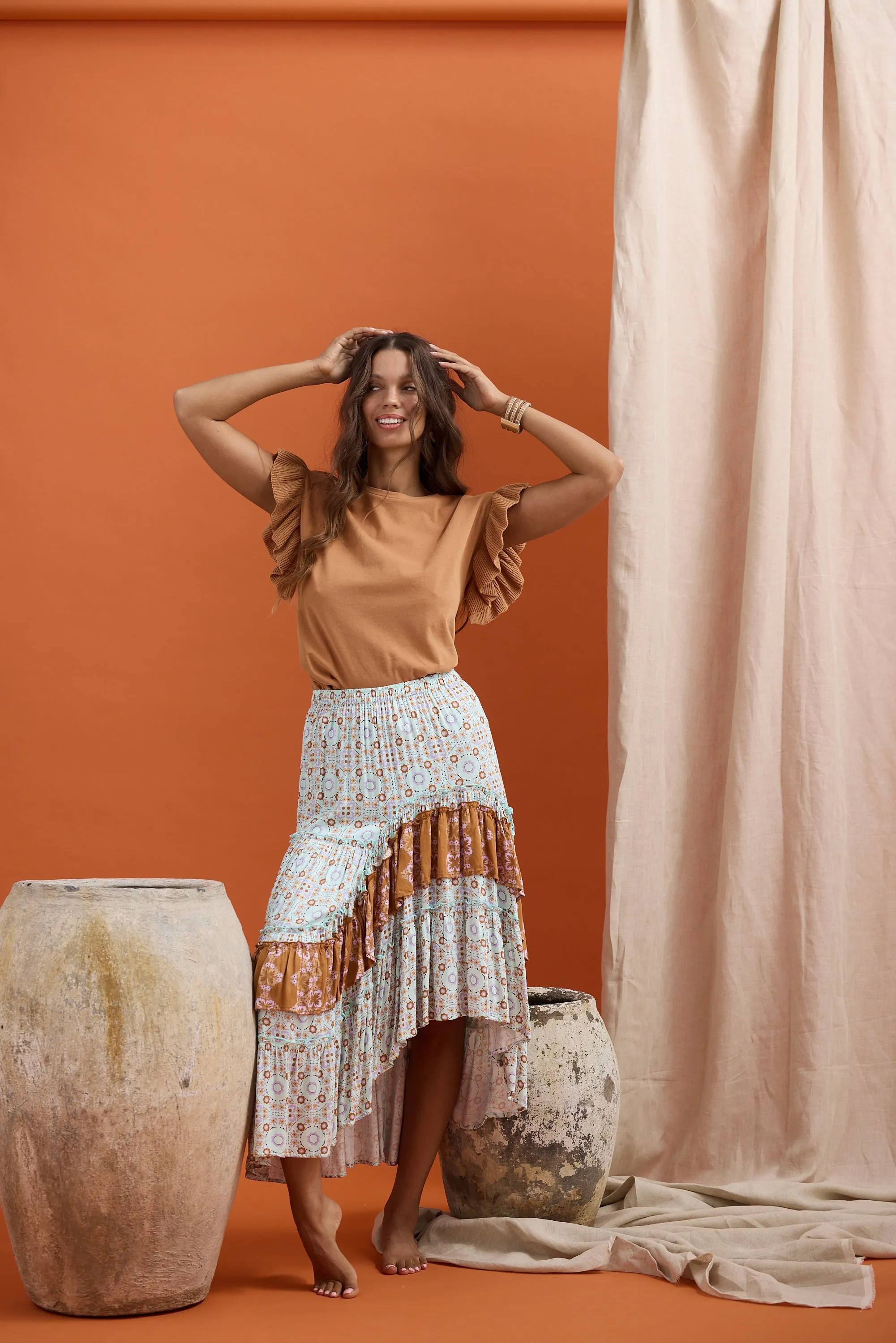 Sassy Skirt - Medina Blue