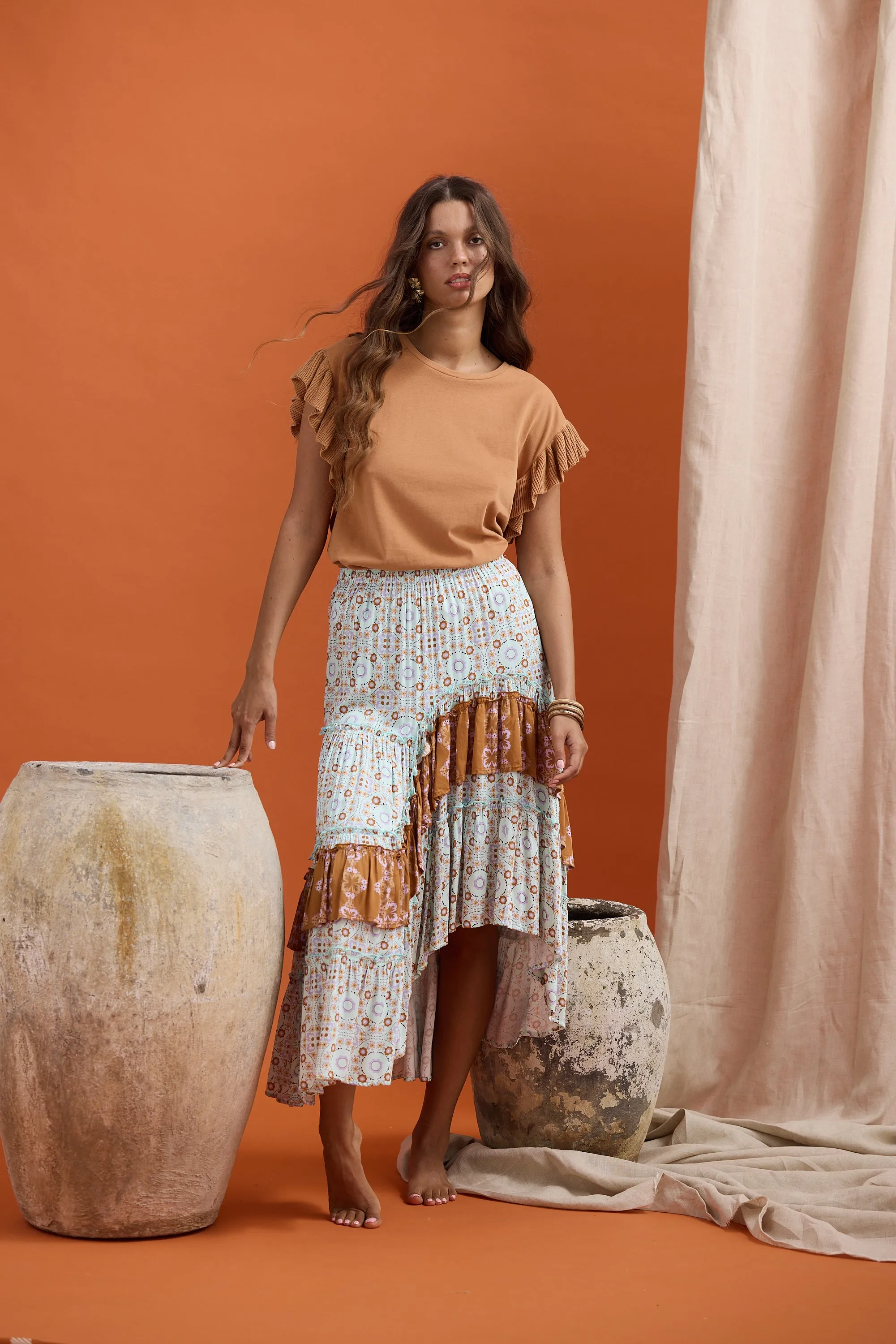 Sassy Skirt - Medina Blue