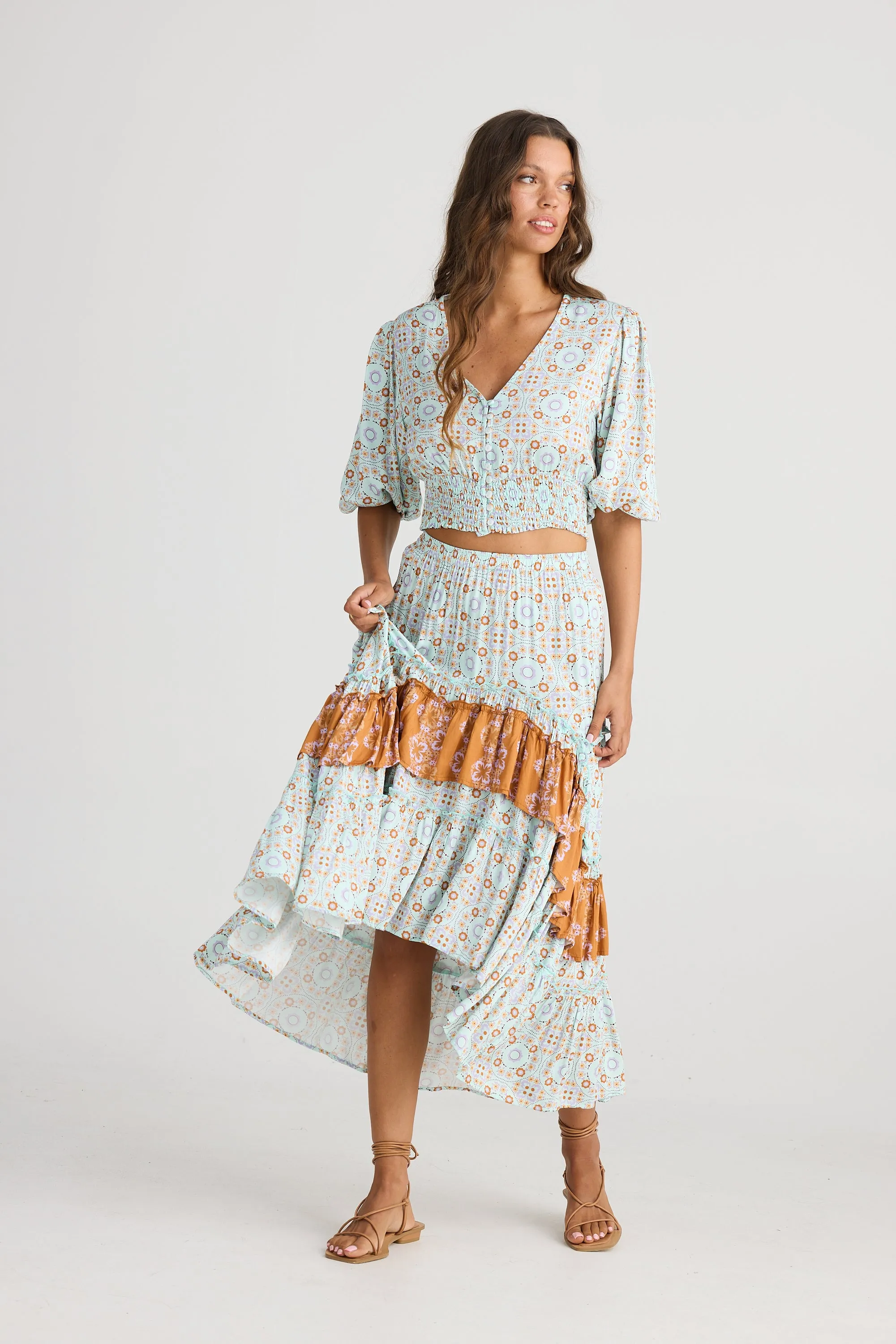 Sassy Skirt - Medina Blue