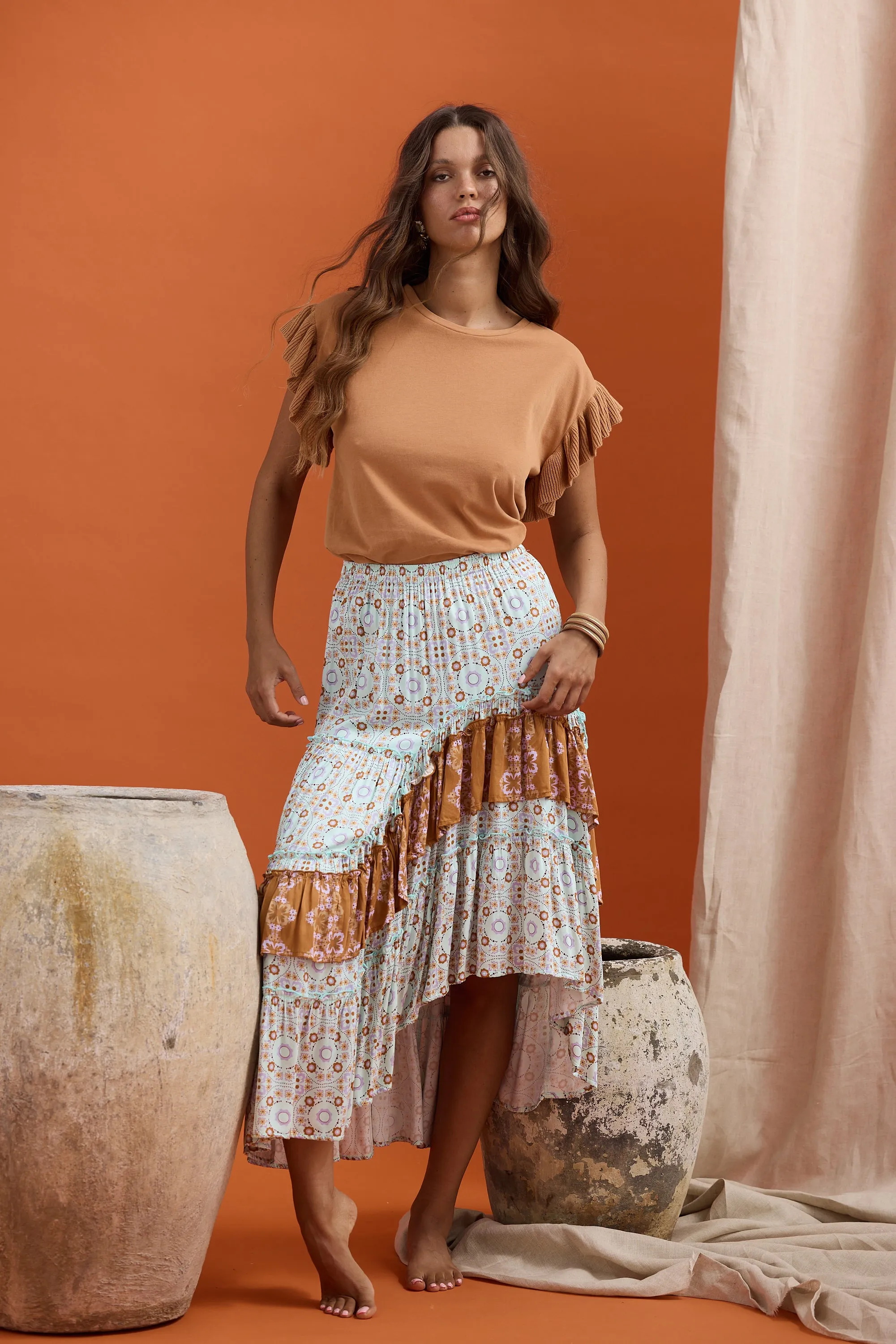 Sassy Skirt - Medina Blue