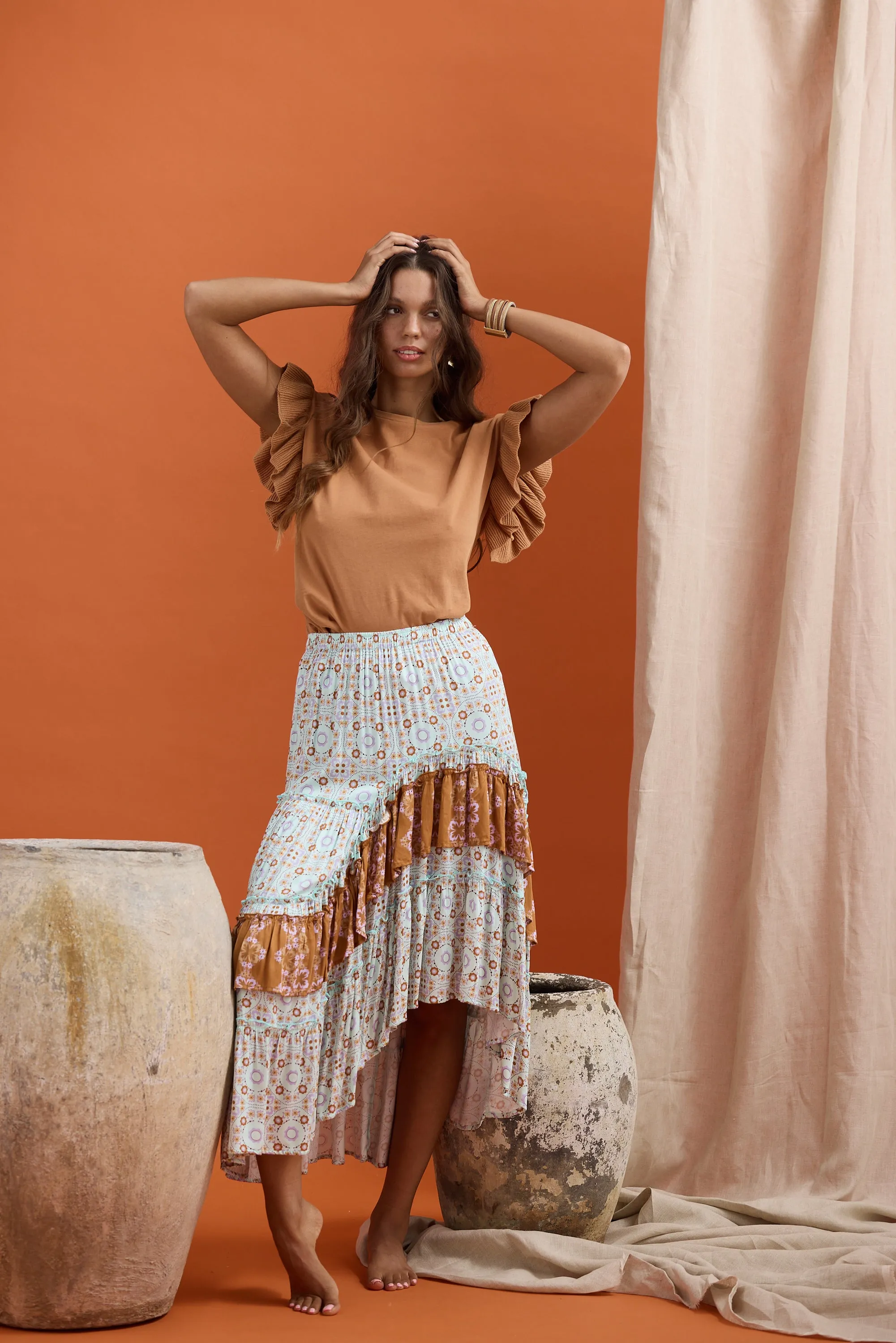 Sassy Skirt - Medina Blue