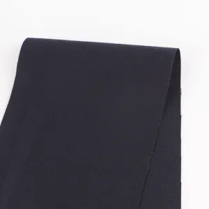 Sateen Wool / Poly Suiting - Dark Navy