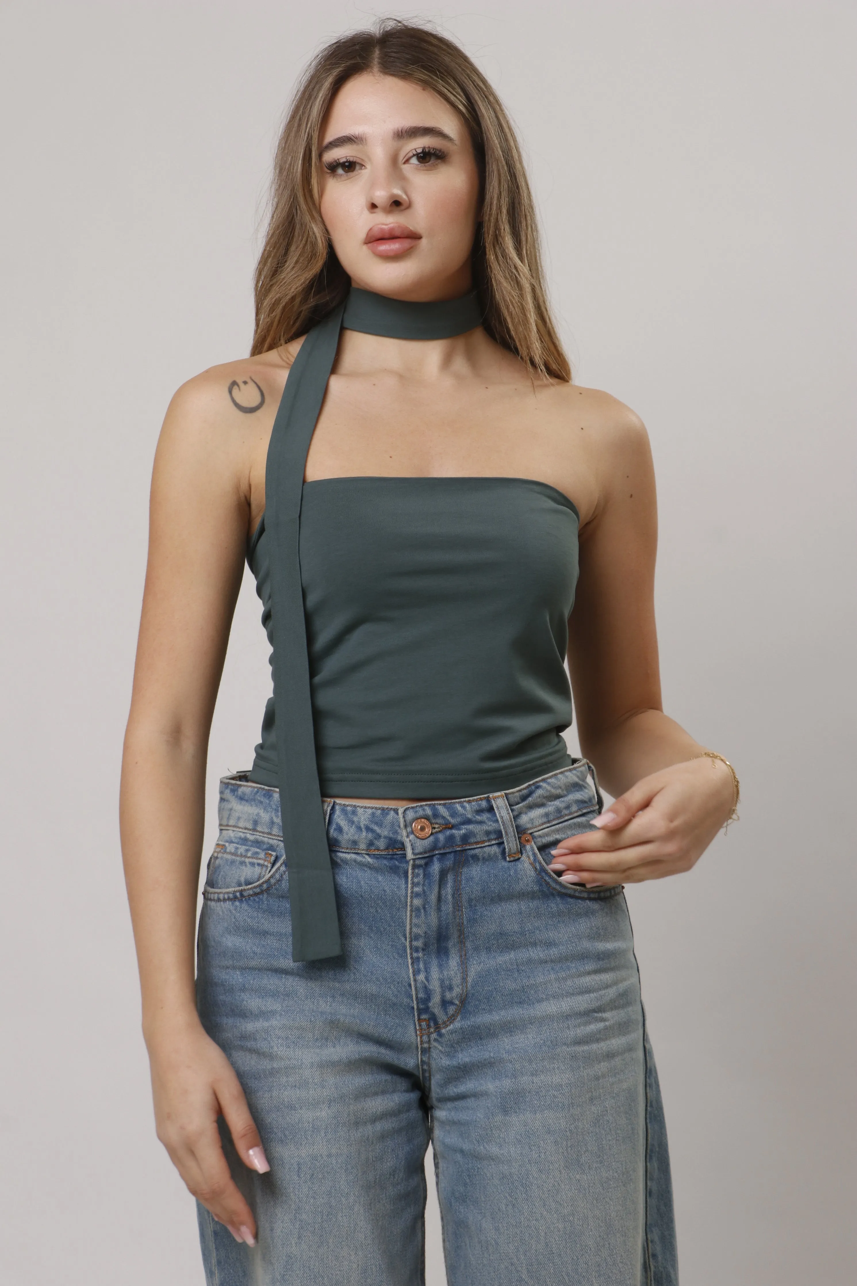 Scarf top