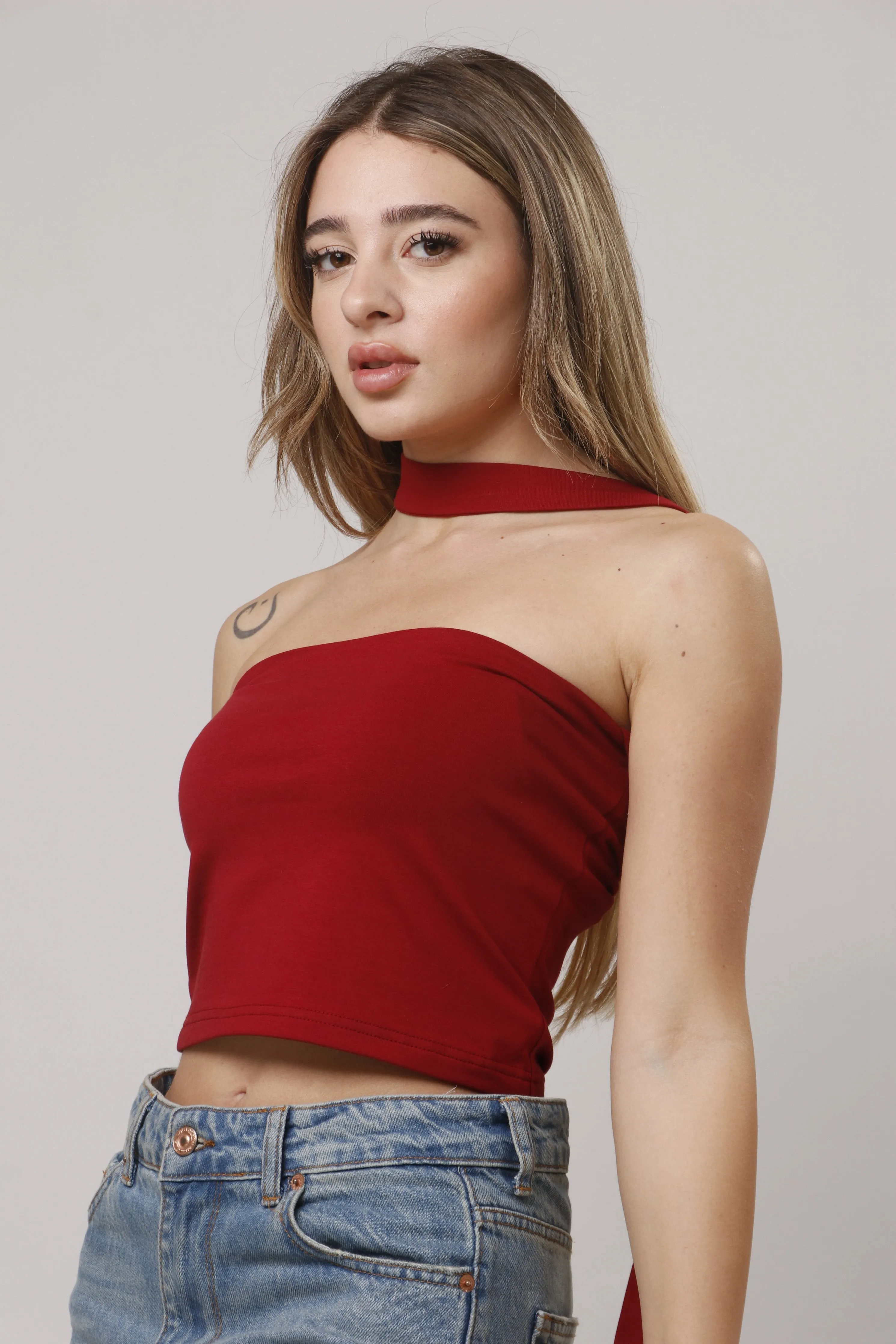 Scarf top