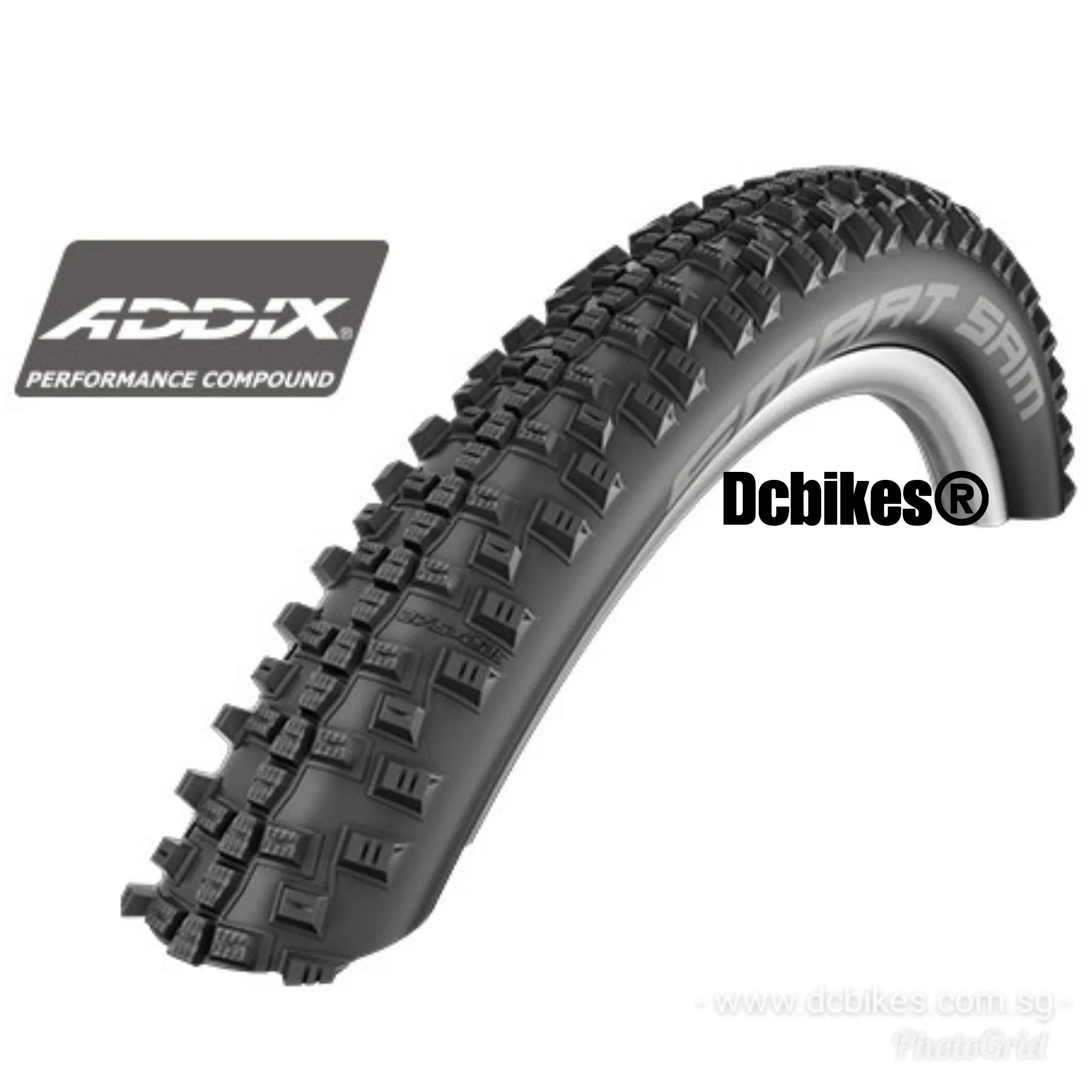 Schwalbe 26 X 2.1 Smart Sam Performance MTB Folding Tyres (2 Tires)