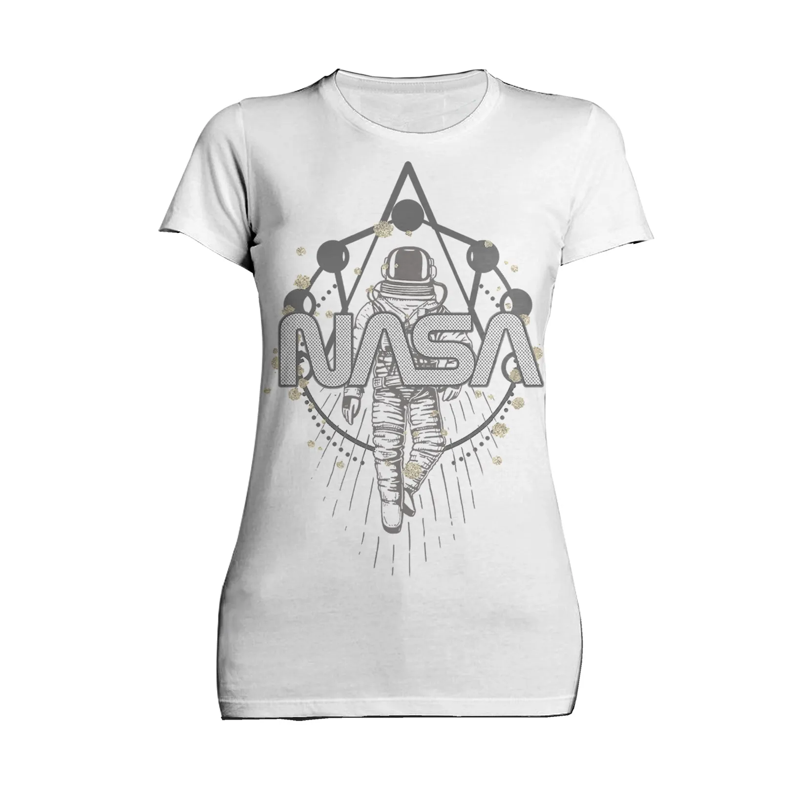 Science Space NASA Astronaut Sacred Geometry Nerd Geek Chic Official Women's T-shirt