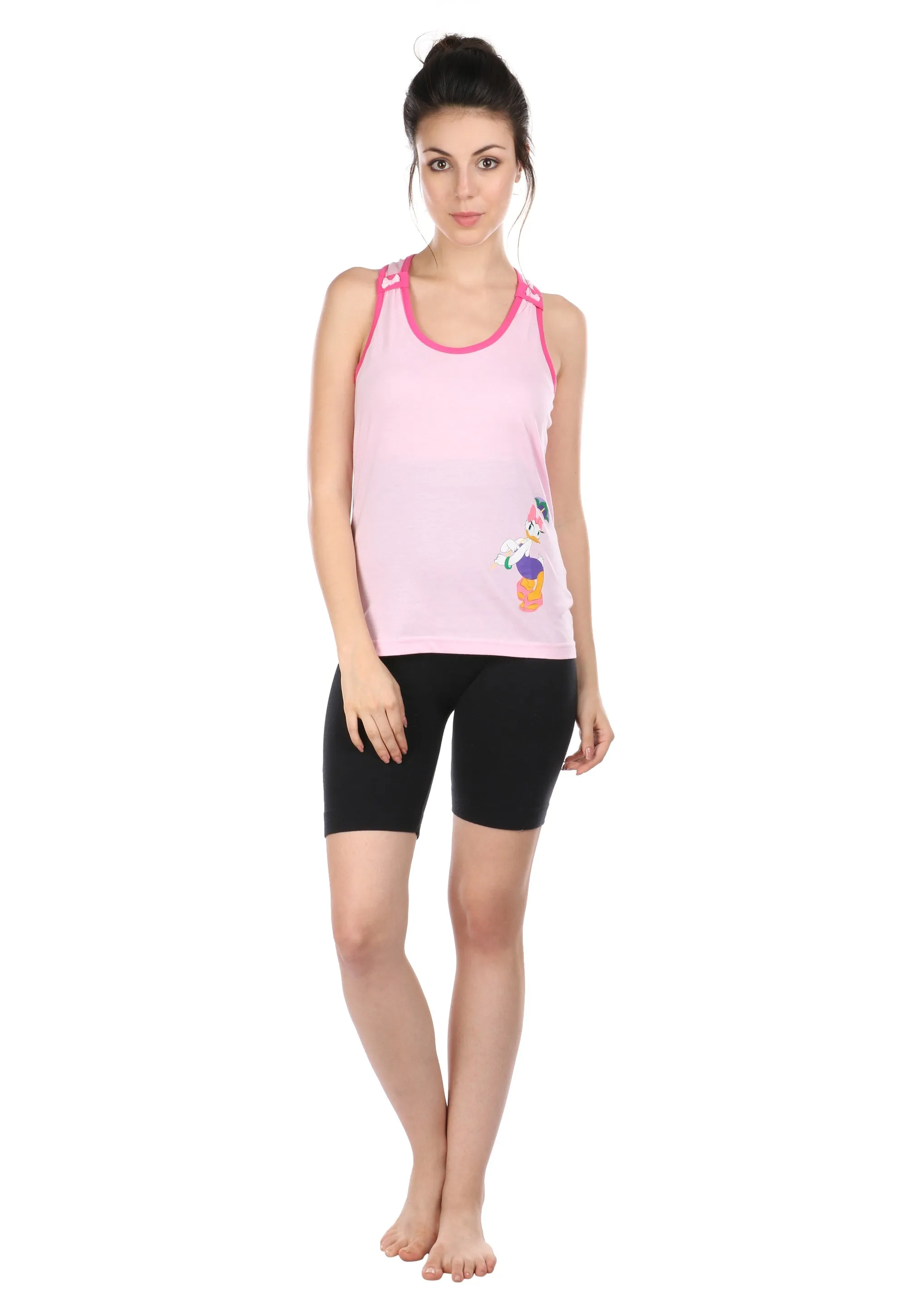 Semantic Women's Cotton T-Shirt - Graphic Print (Slim Fit)