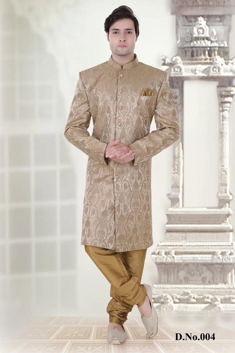 Sherwani (Custom Tailored) - (D.No.-004)