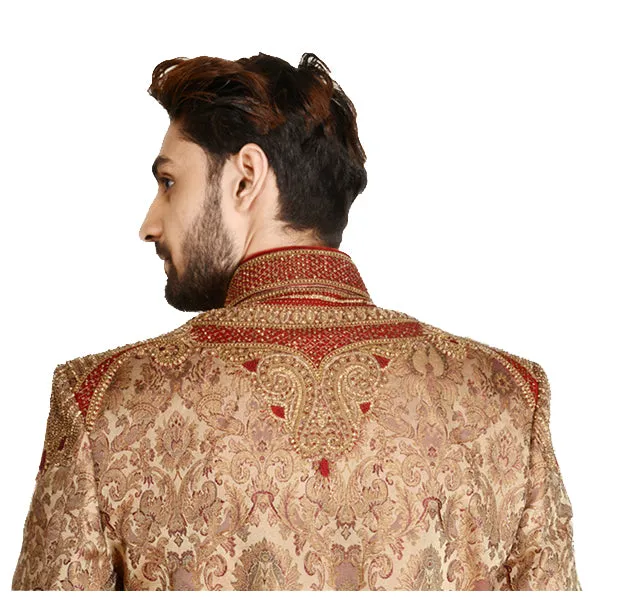 Sherwani (Custom Tailored) - (D.No.-1095)