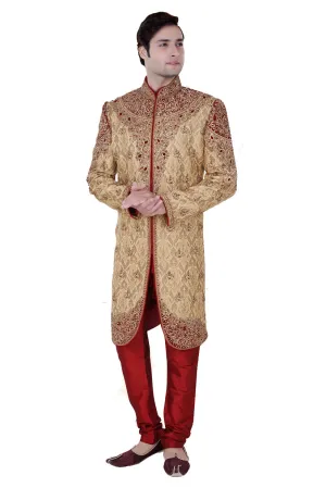 Sherwani (Custom Tailored) - (D.No.-1129)