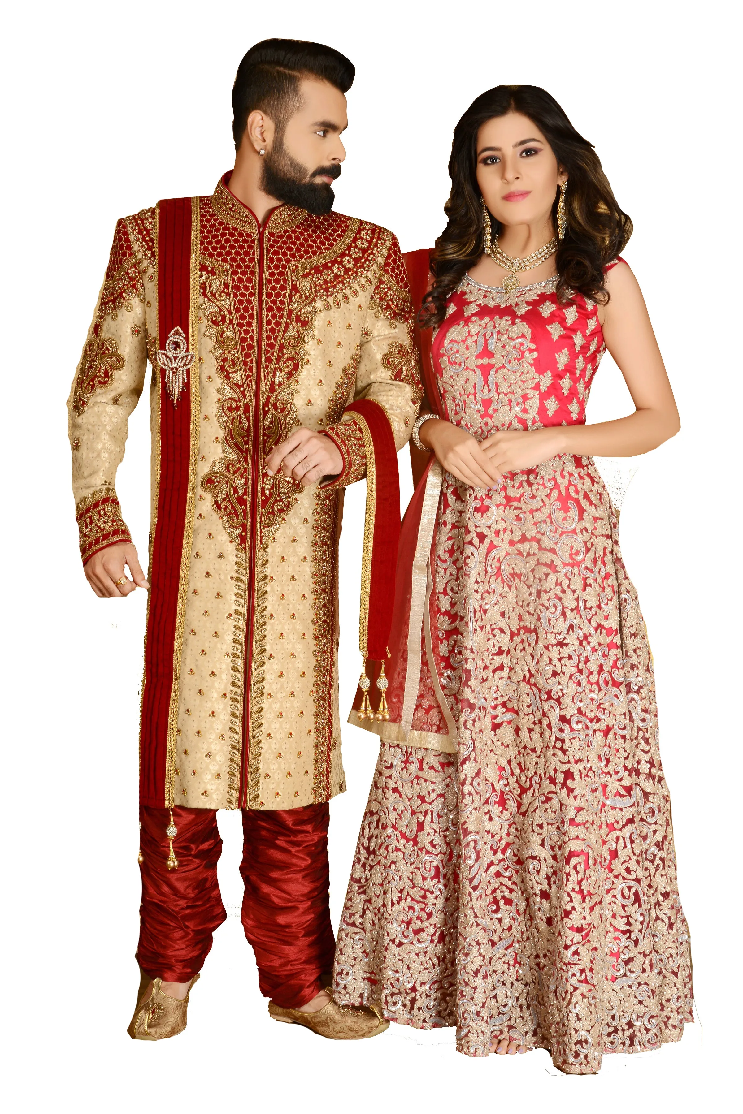 Sherwani (Custom Tailored) - (D.No.-1144)