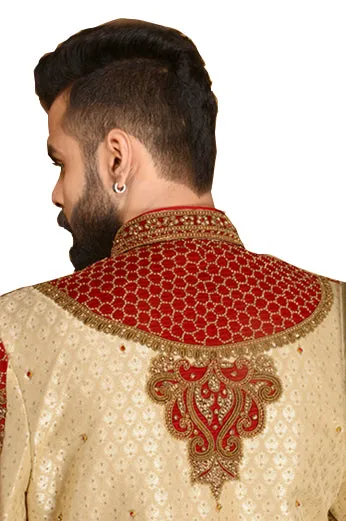 Sherwani (Custom Tailored) - (D.No.-1144)