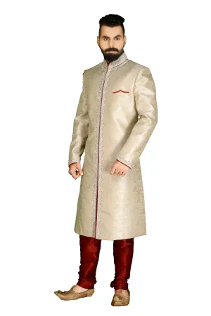 Sherwani (Custom Tailored) - (D.No.-1153)